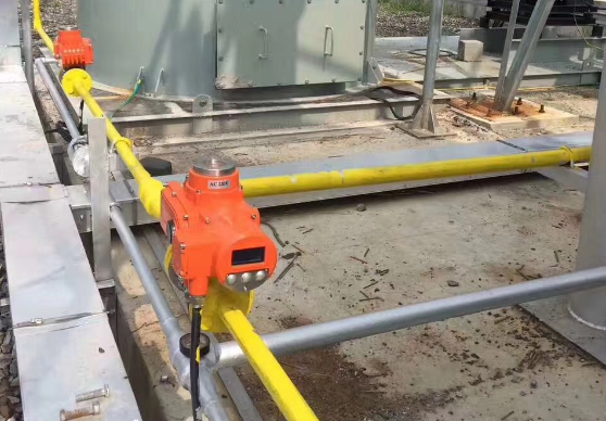 智能防爆電動球閥應用現場